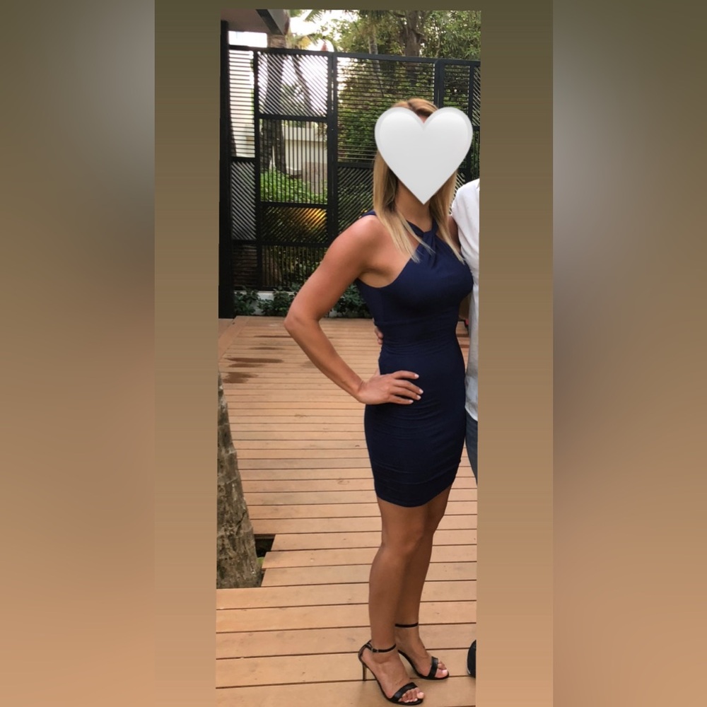 Lulus navy dress